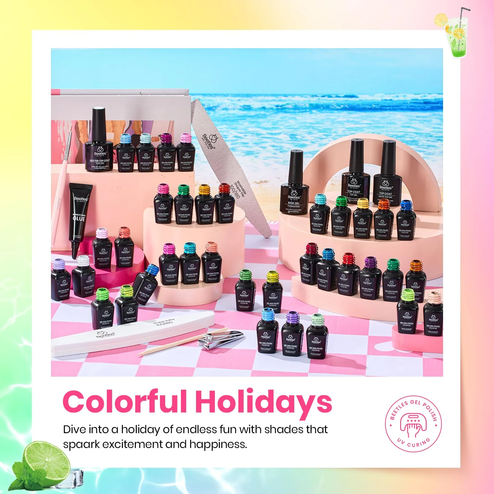 High Closs Shine  | 36 Nail Gel Polish Colors Spring Nails - Image 3