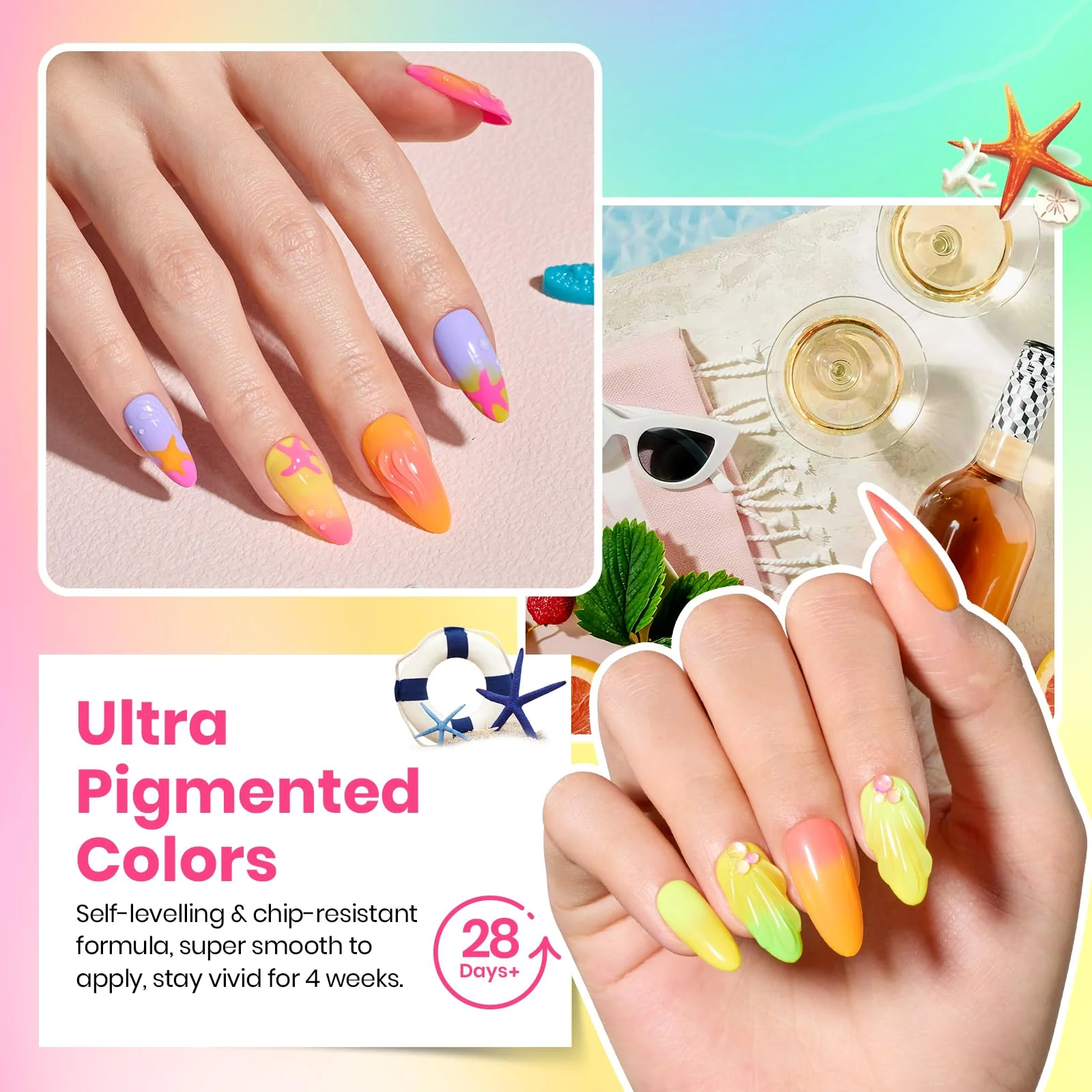 High Closs Shine  | 36 Nail Gel Polish Colors Spring Nails - Image 5