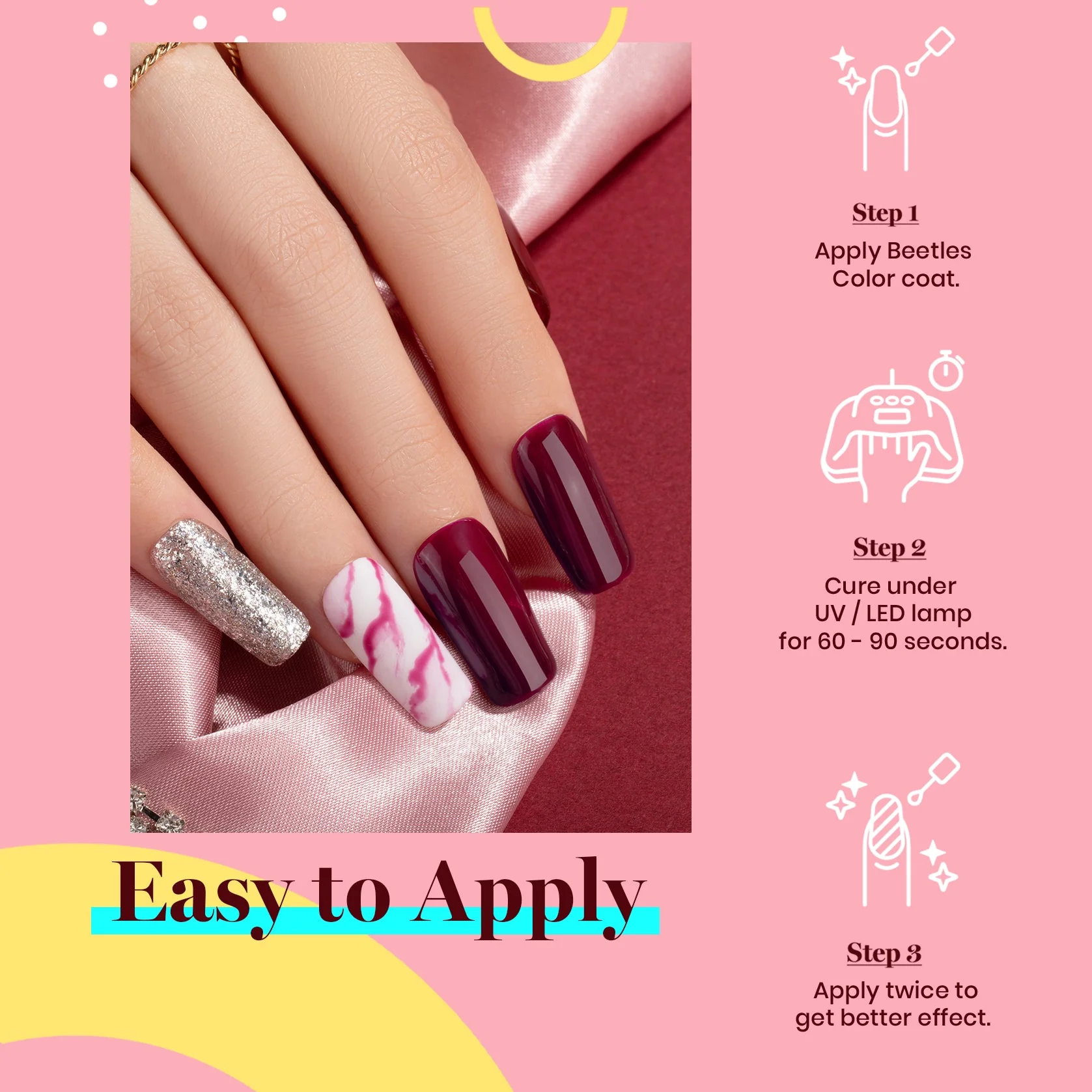 Jacqueline Mahogany #a236 |15ml Gel Polish Brown Nails Creative Nails - Image 5
