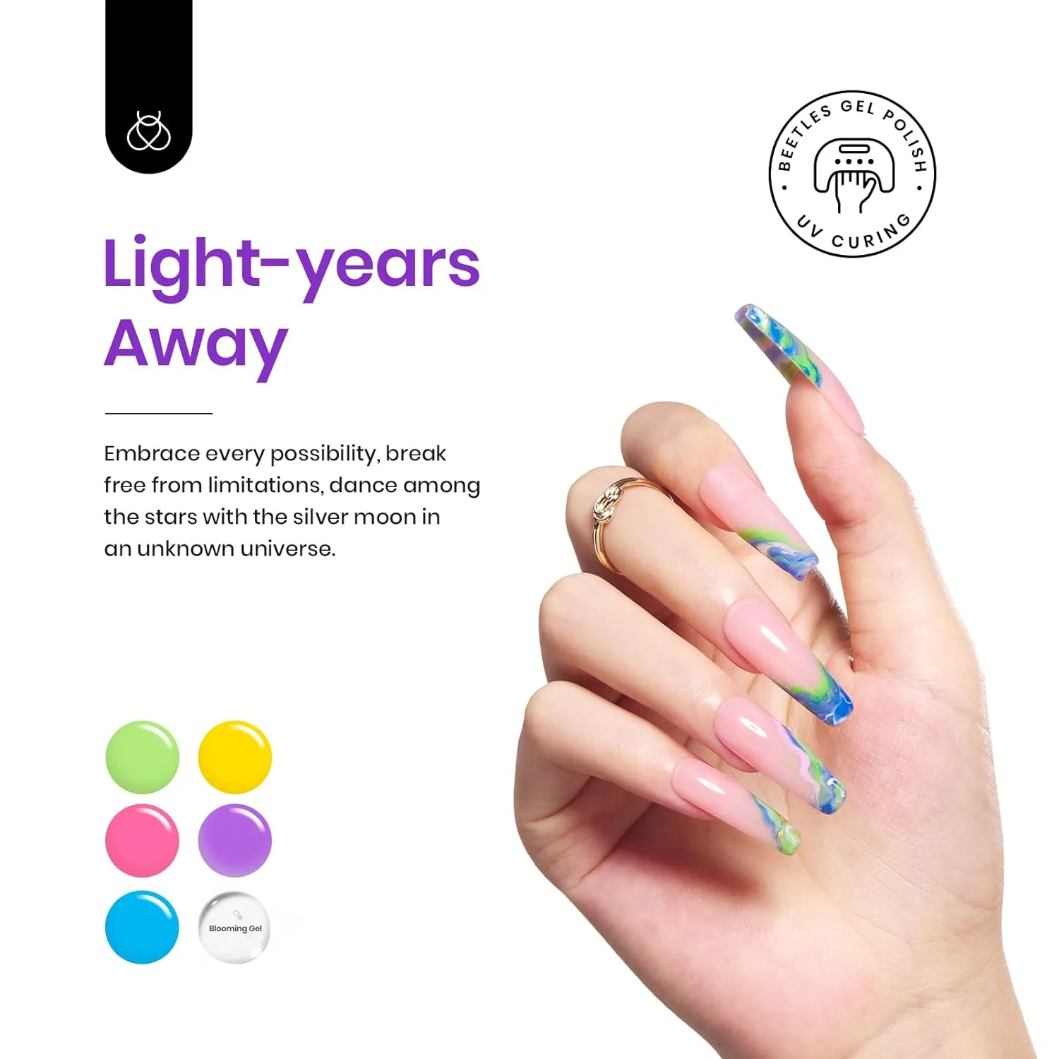 Light-years Away- 20 Colors Gel Nail Polish Set Spring Nails - Image 3