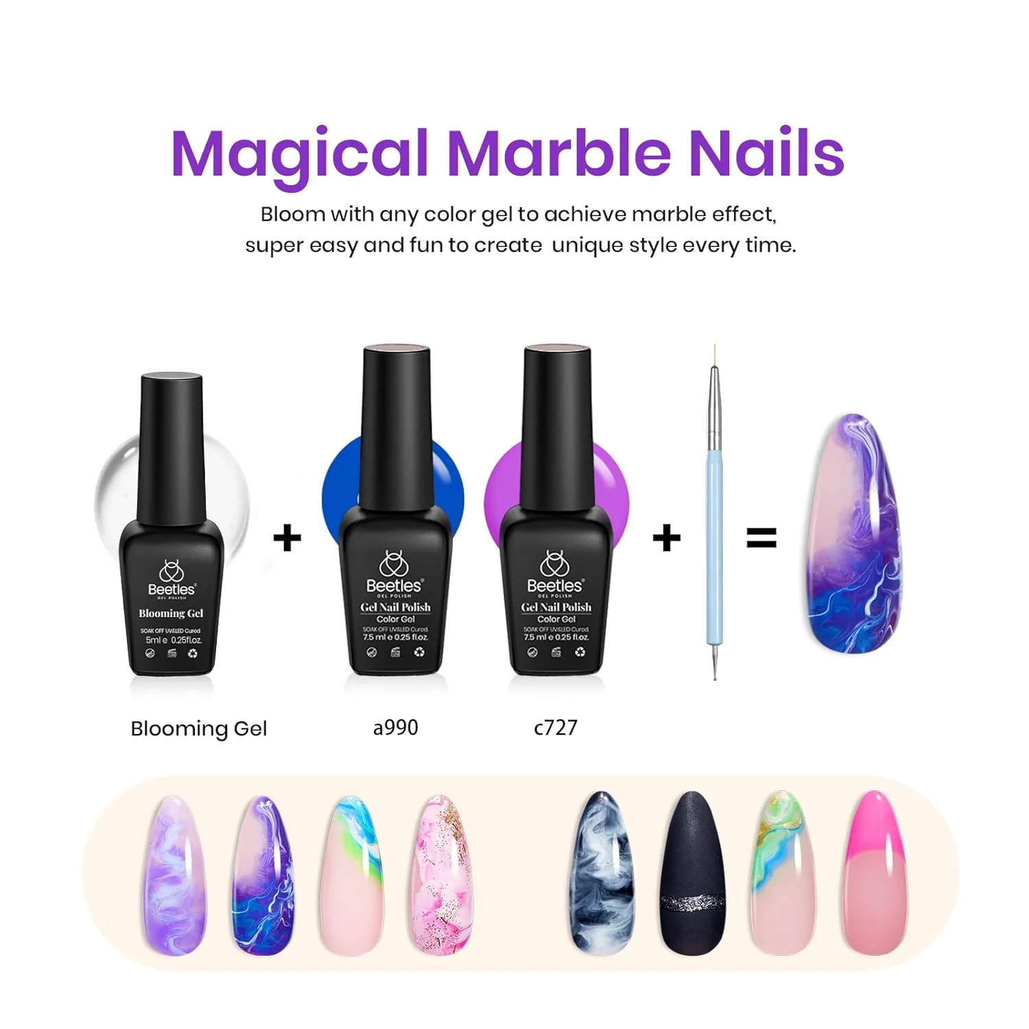 Light-years Away- 20 Colors Gel Nail Polish Set Spring Nails - Image 5