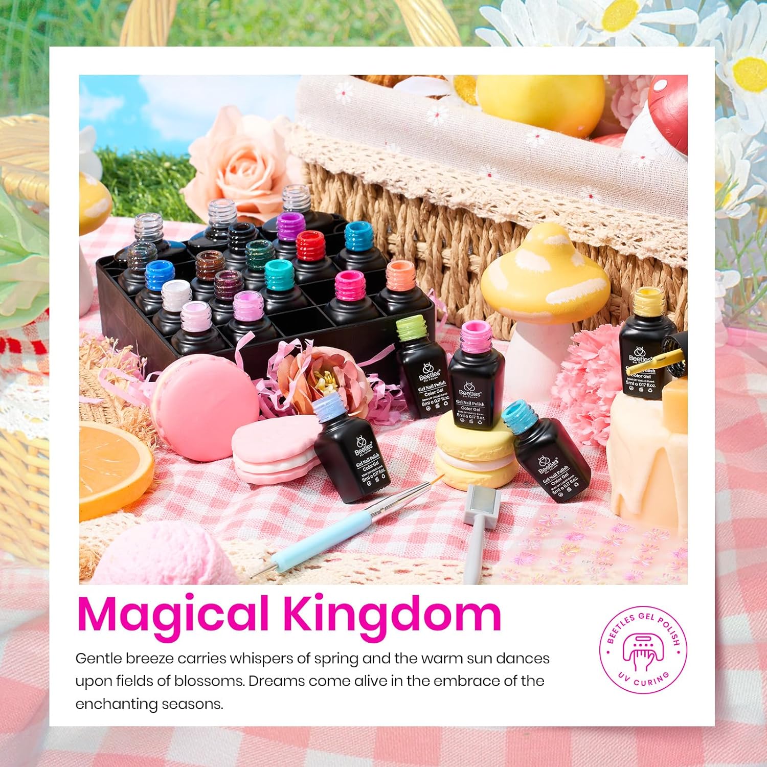 Spring Kingdom- 20 Colors Gel Nail Polish Set - Image 3