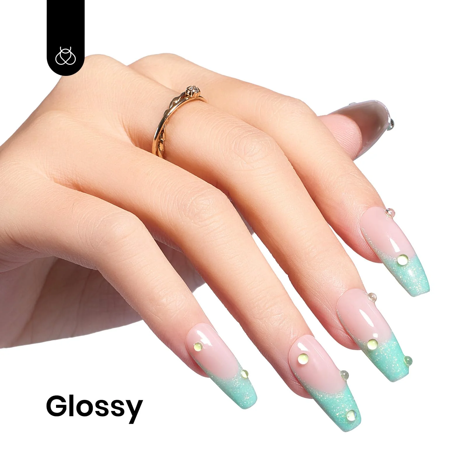 Mermaid Turquoise #e069 |15ml Pearl Shell Gel Polish - Image 5