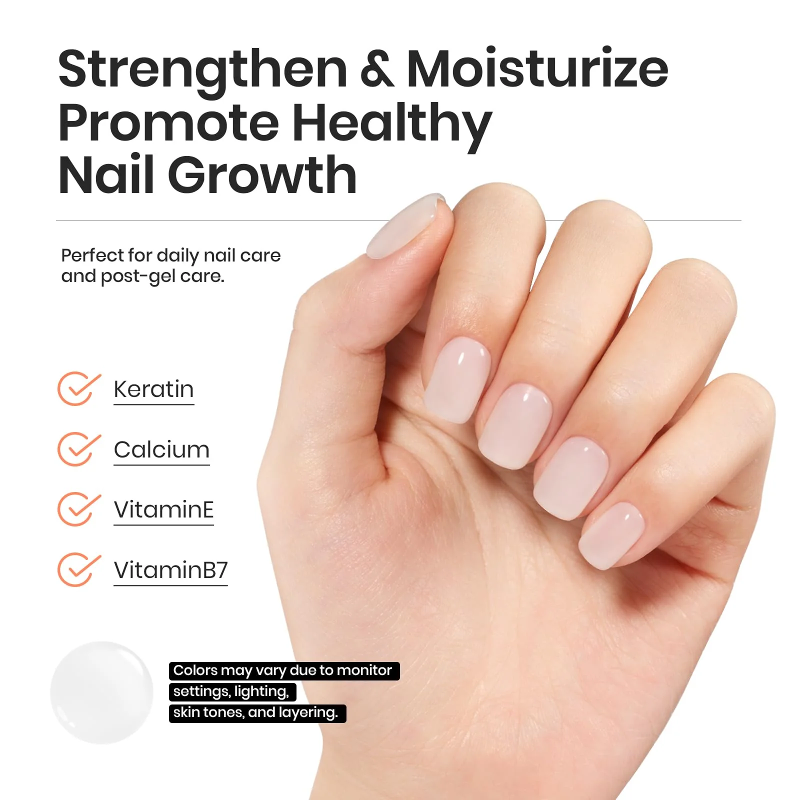 Milky White | Beetles Builder Gel For Nails 15ml Milky White Rubber Base Gel Polish - Image 3