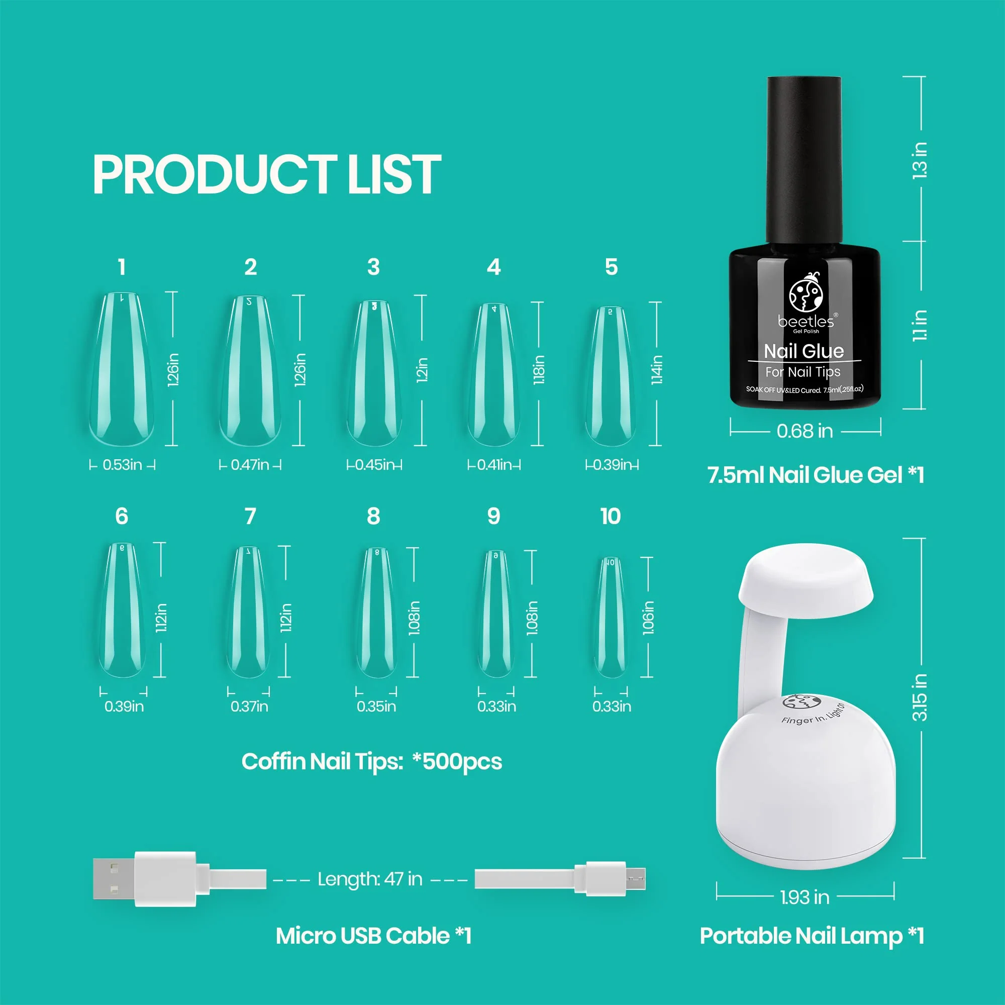 Beetles Nail Glue Kit: All-in-One Solution for Perfect Glue-On Nails - Image 5
