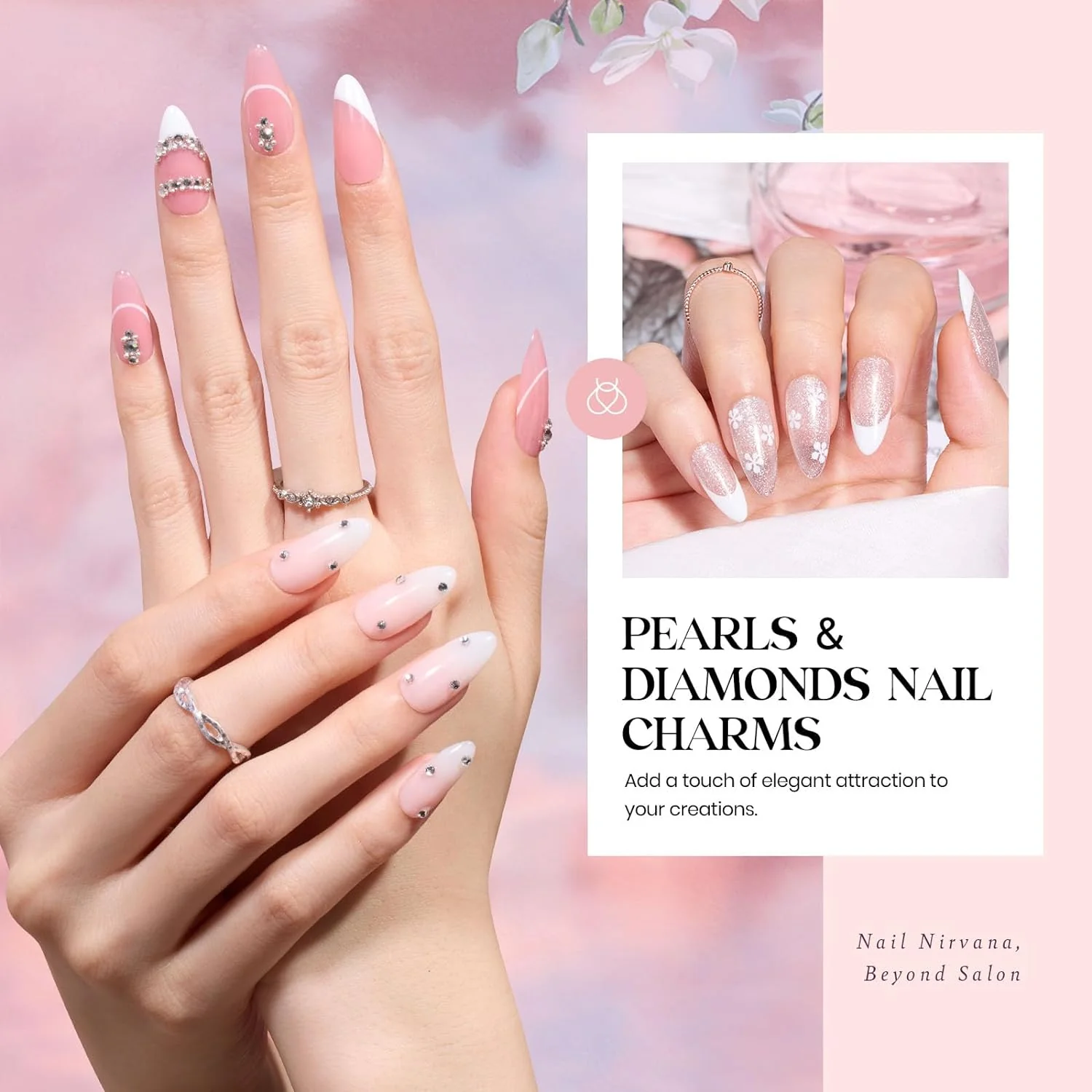 Nude Paradise-20 Gel Colors Spring Nails Set with Top and Base Coat (5ml/Each) - Image 5