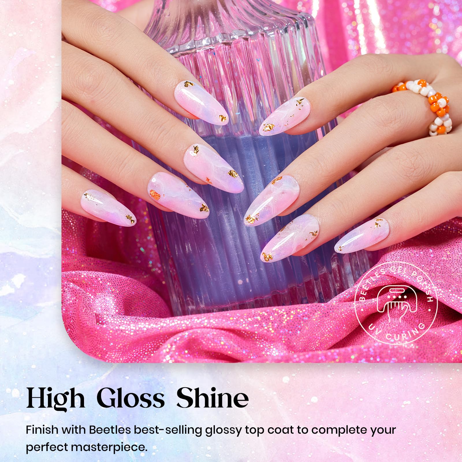 Pastel Dream | 6 Colors Spring Nails Pearl Shell Gel Polish Set - Image 4