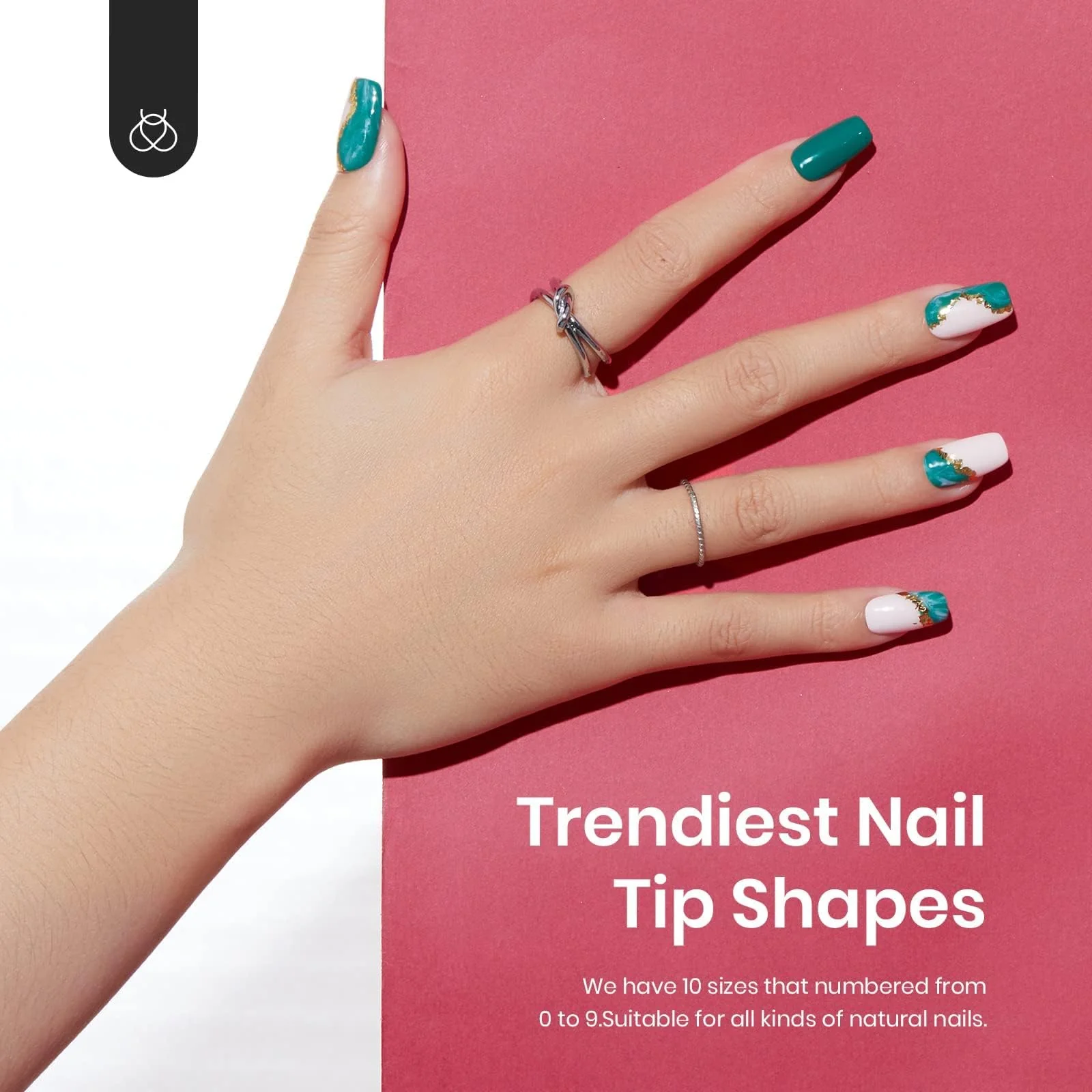 Pre-shaped Gelly Tips Short Square Clear Press on Nail Tips | 500pcs#014 - Image 5