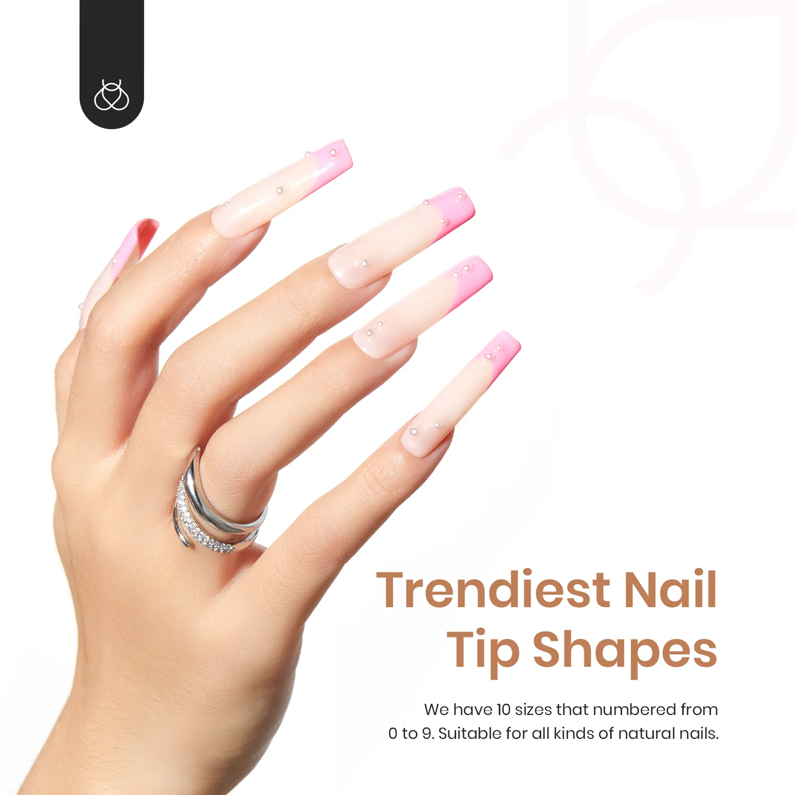 Pre-shaped Gelly Tips Square Long Clear Press on Nail Tips | 500pcs#013 - Image 5