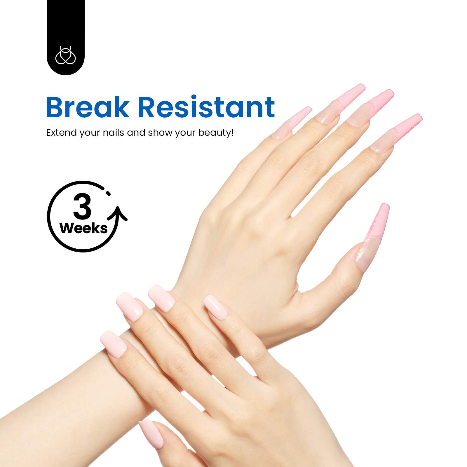 Gel Nail Tips Pre-shaped Extension System Clear False Nail | 500 pcs, 10 sizes - Image 36