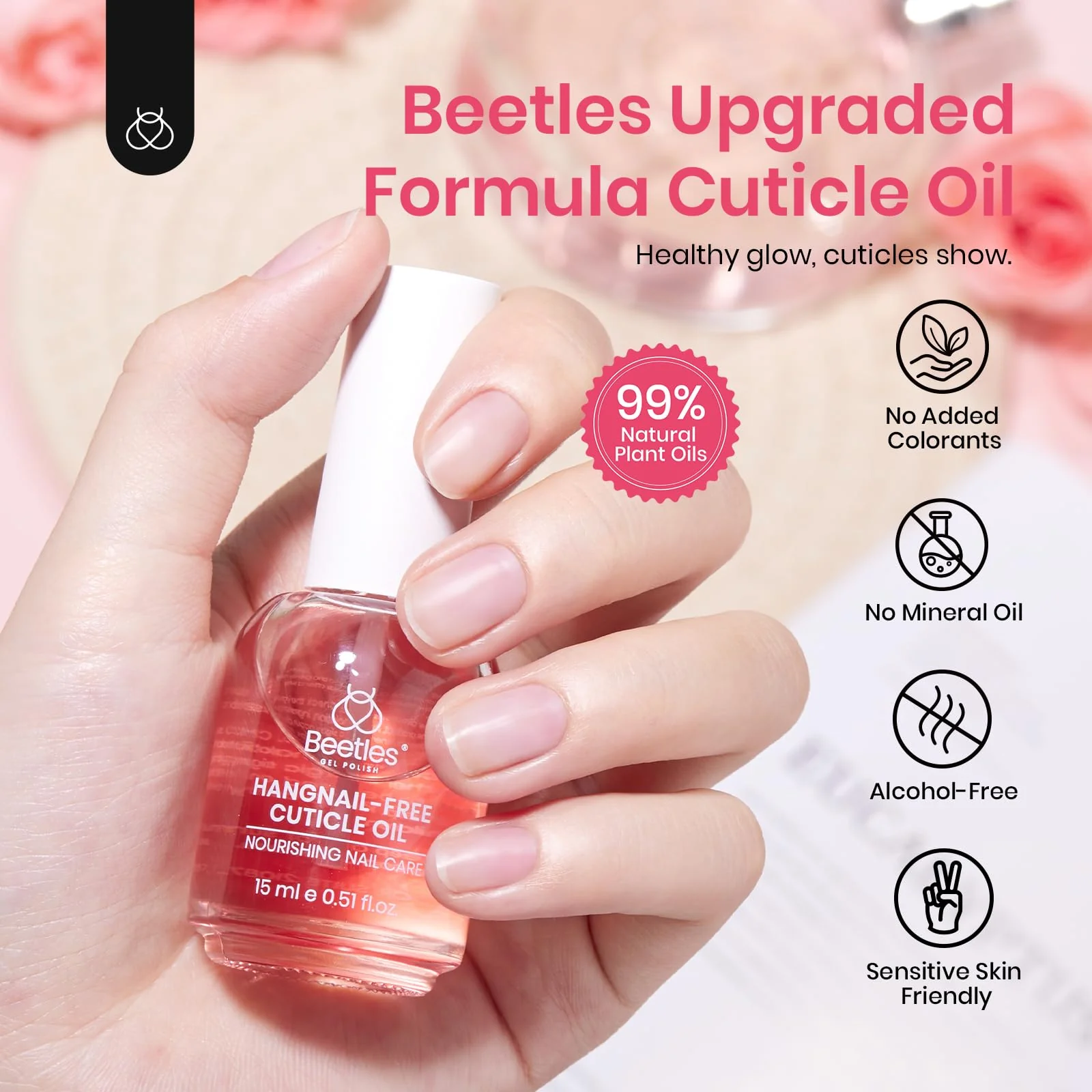 Rose Smell Cuticle Oil l 15ml Gifts - Image 3