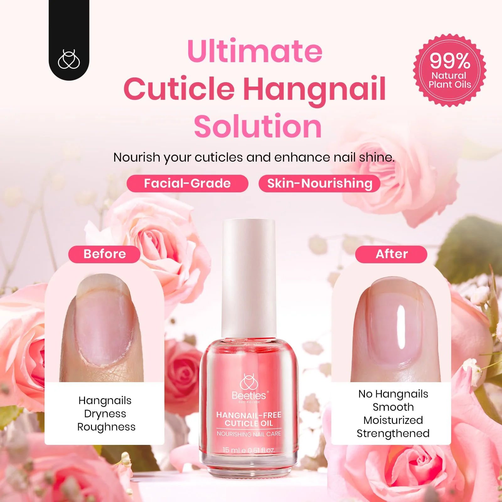 Rose Smell Cuticle Oil l 15ml Gifts - Image 5