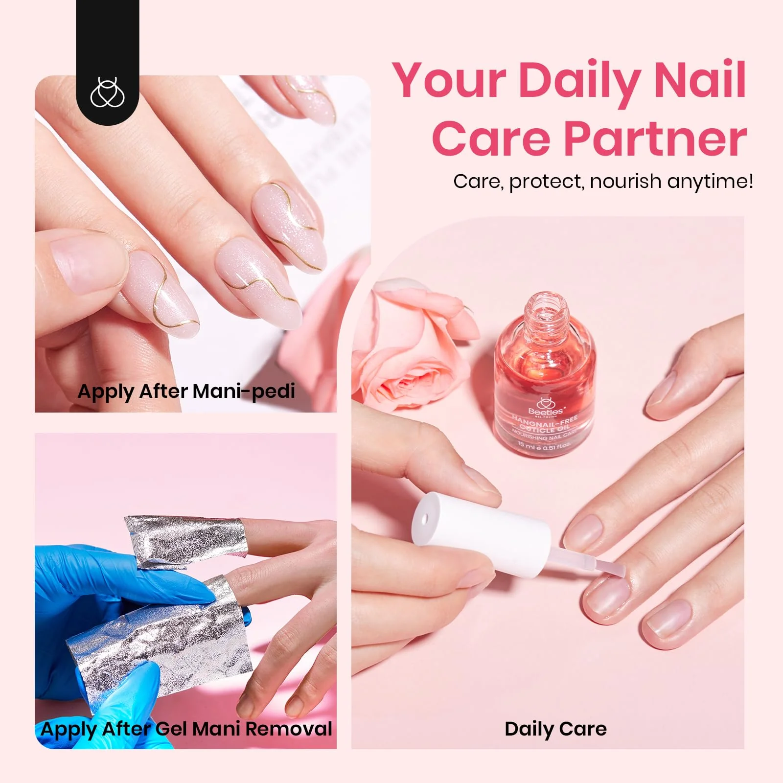 Rose Smell Cuticle Oil l 15ml Gifts - Image 6