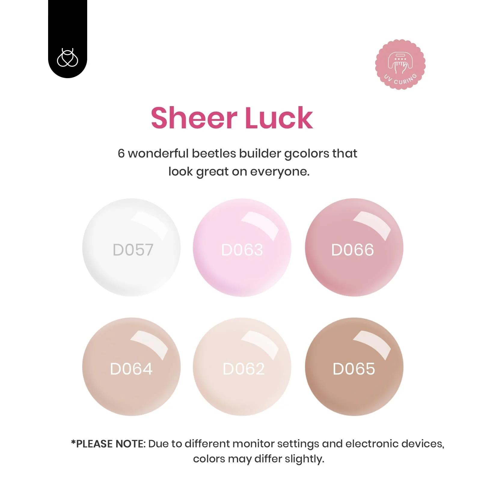 Sheer Luck-6 Colors Builder Nail Gel Set - Image 4