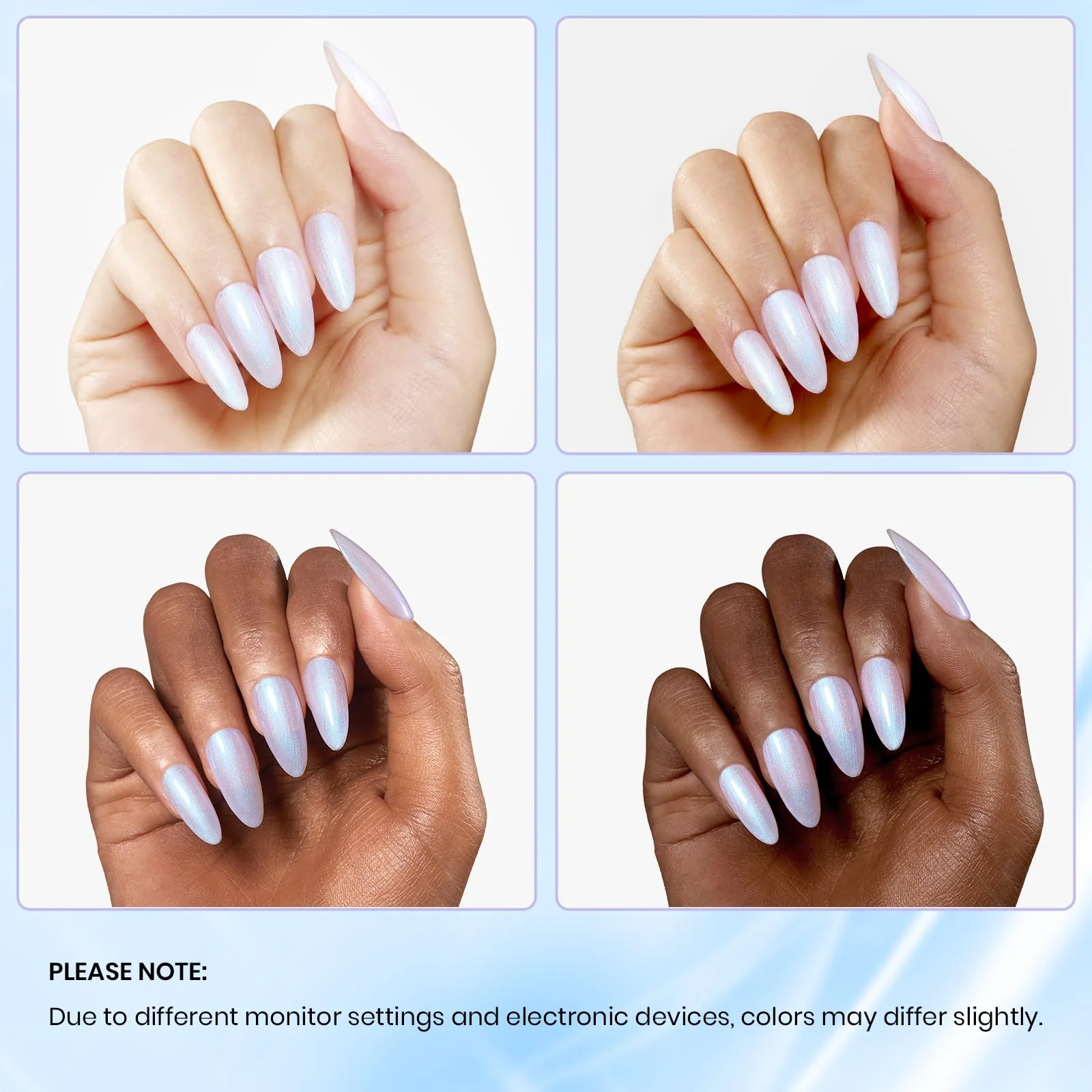 Shimmer Pearl White |15ml Gel Polish - Image 5