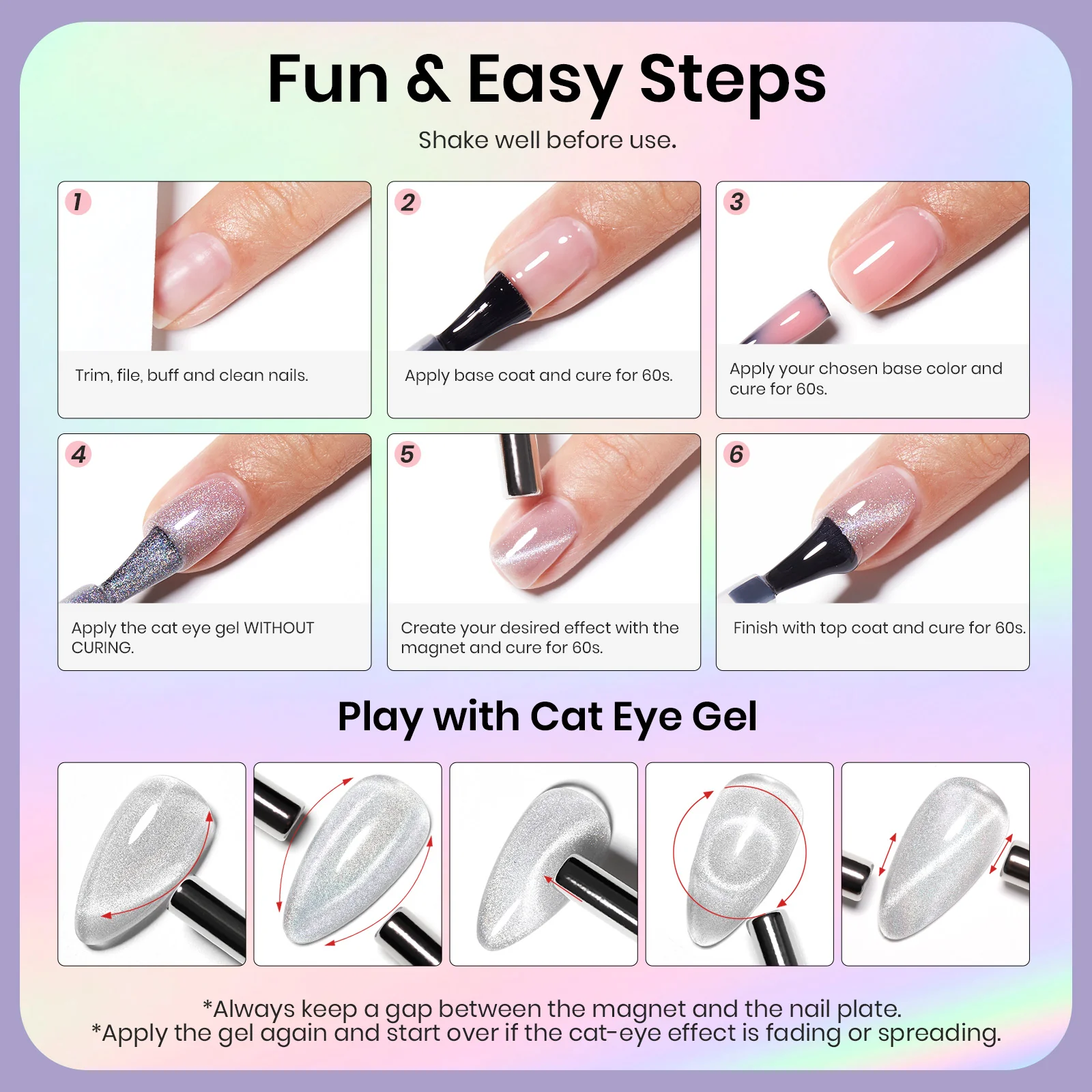 Star Cascade|15ml Spring Nails Gel Polish - Image 8