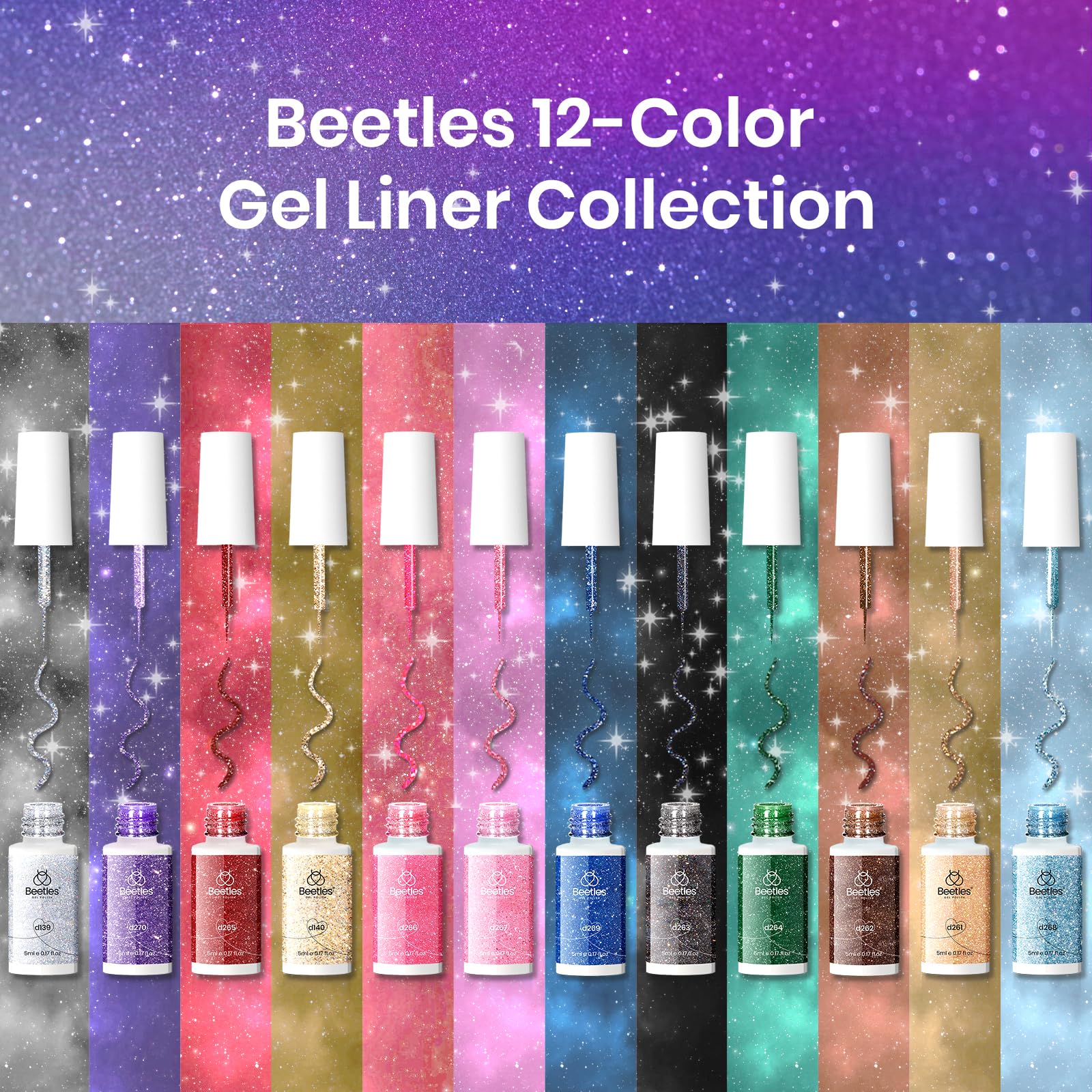 Star is Born | Gel Liner 12 Colors Set | 5ML Each - Image 6
