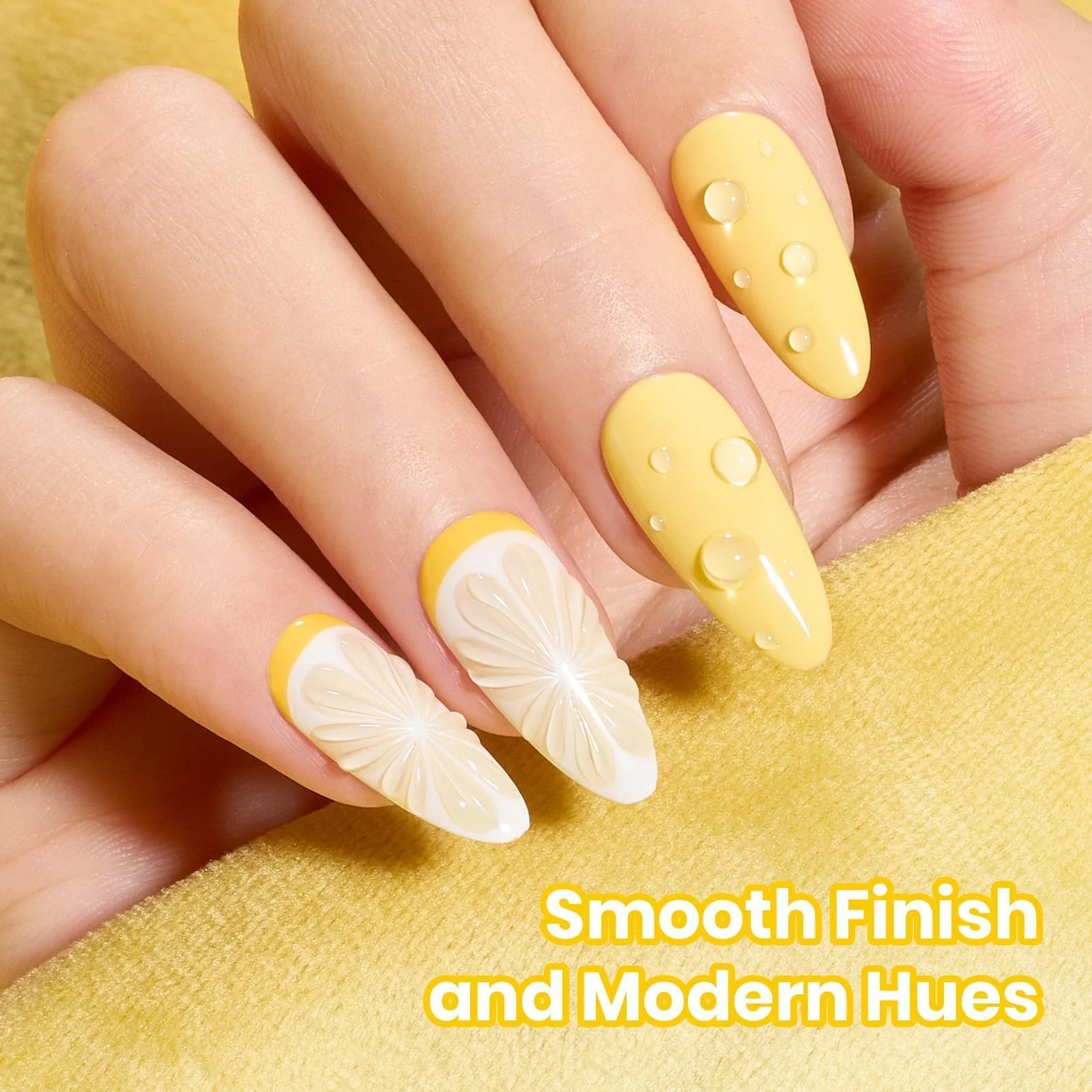 Sunny Pantry Yellow 6 Colors Beetles Hema Free Gel Polish Set 15ML - Image 7