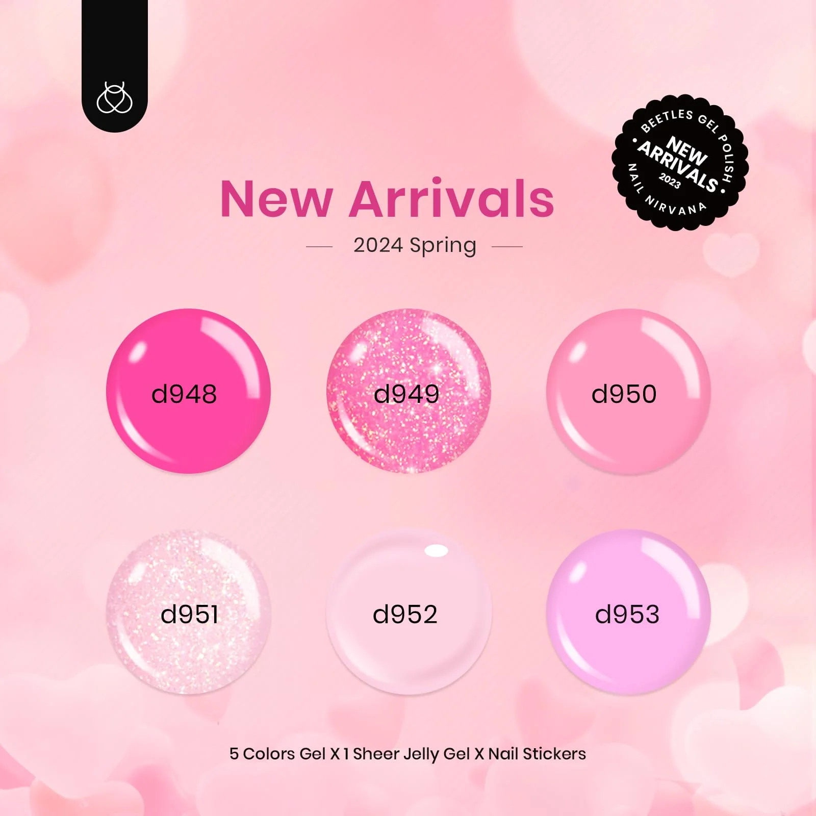 Sweet Dream | 6 Colors Spring Nails Gel Polish Set - Image 3