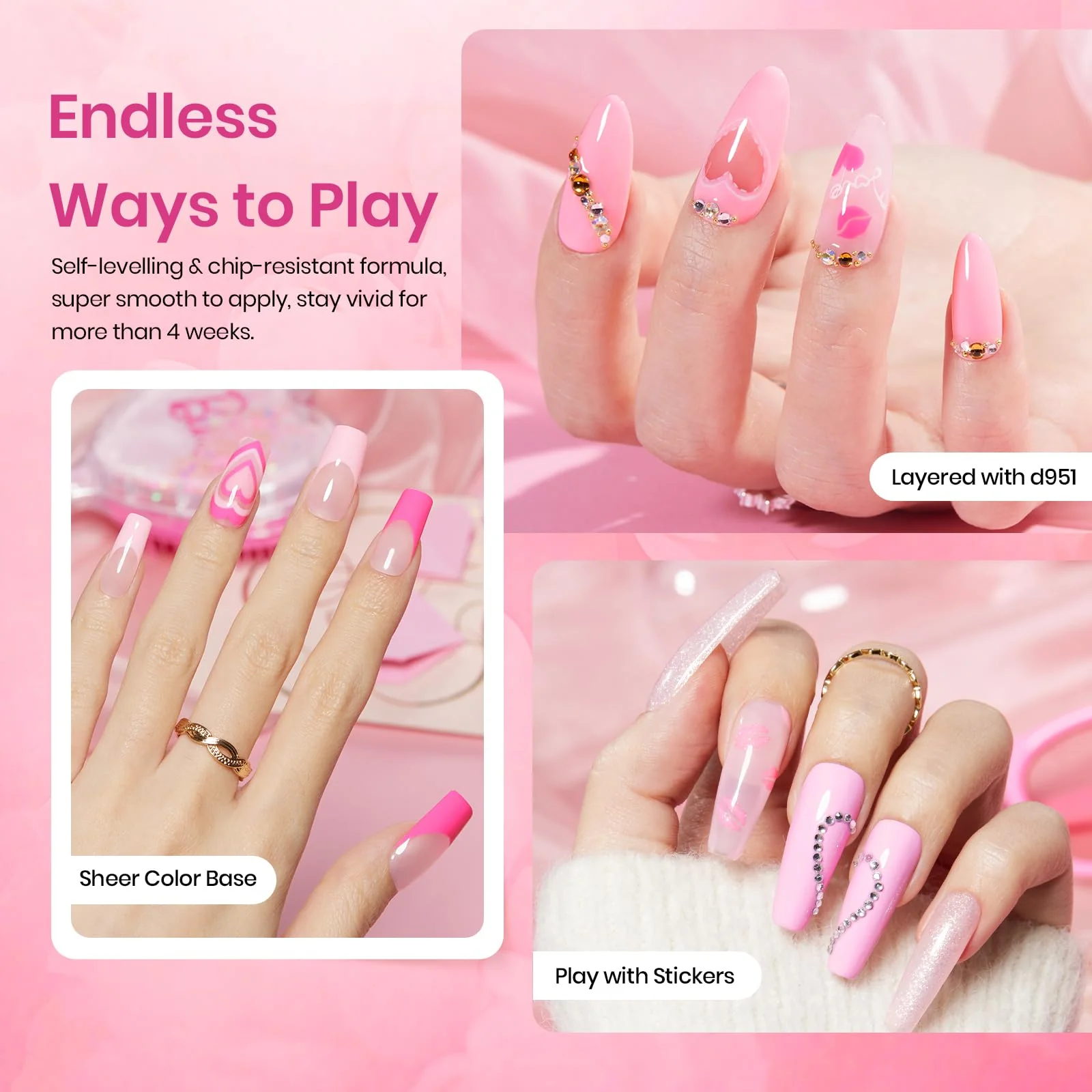 Sweet Dream | 6 Colors Spring Nails Gel Polish Set - Image 5