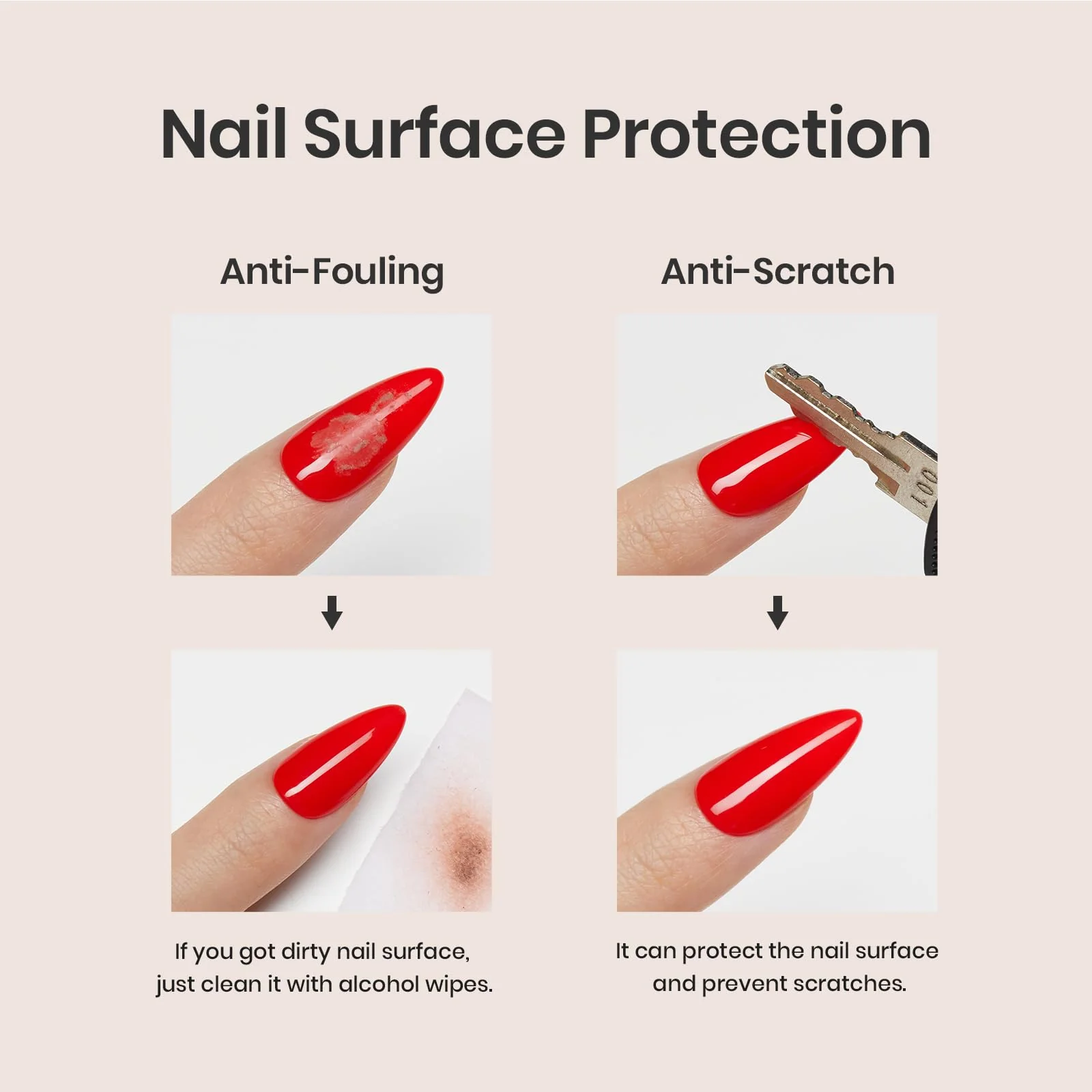 Beetles Professional Gel Base Coat and No Wipe Top Coat Set (2 x 15ml) - Image 5