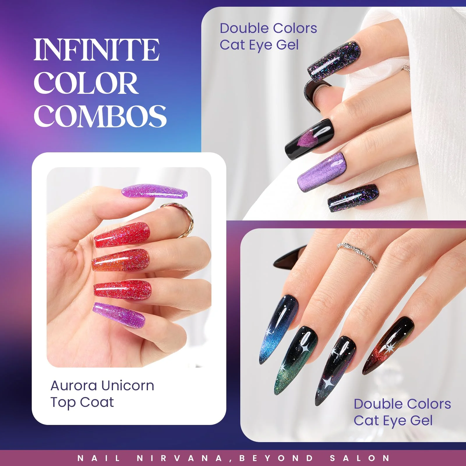 Treasure Box- 36 Cat Eyes Colors Gel Nail Polish Nail Gift Set - Image 5