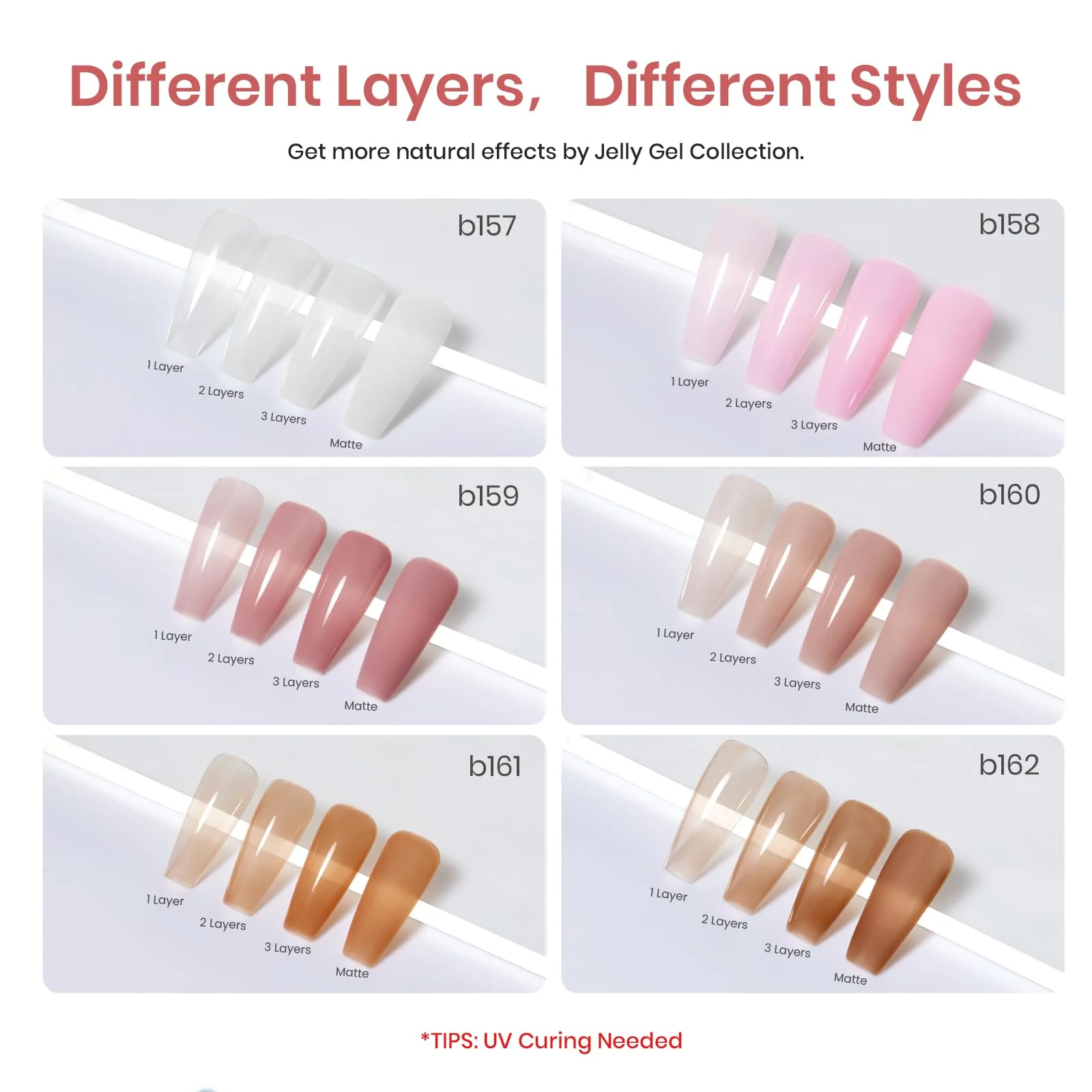 Ultimate Monochrome | 6 Colors Gel Polish Set - Image 5