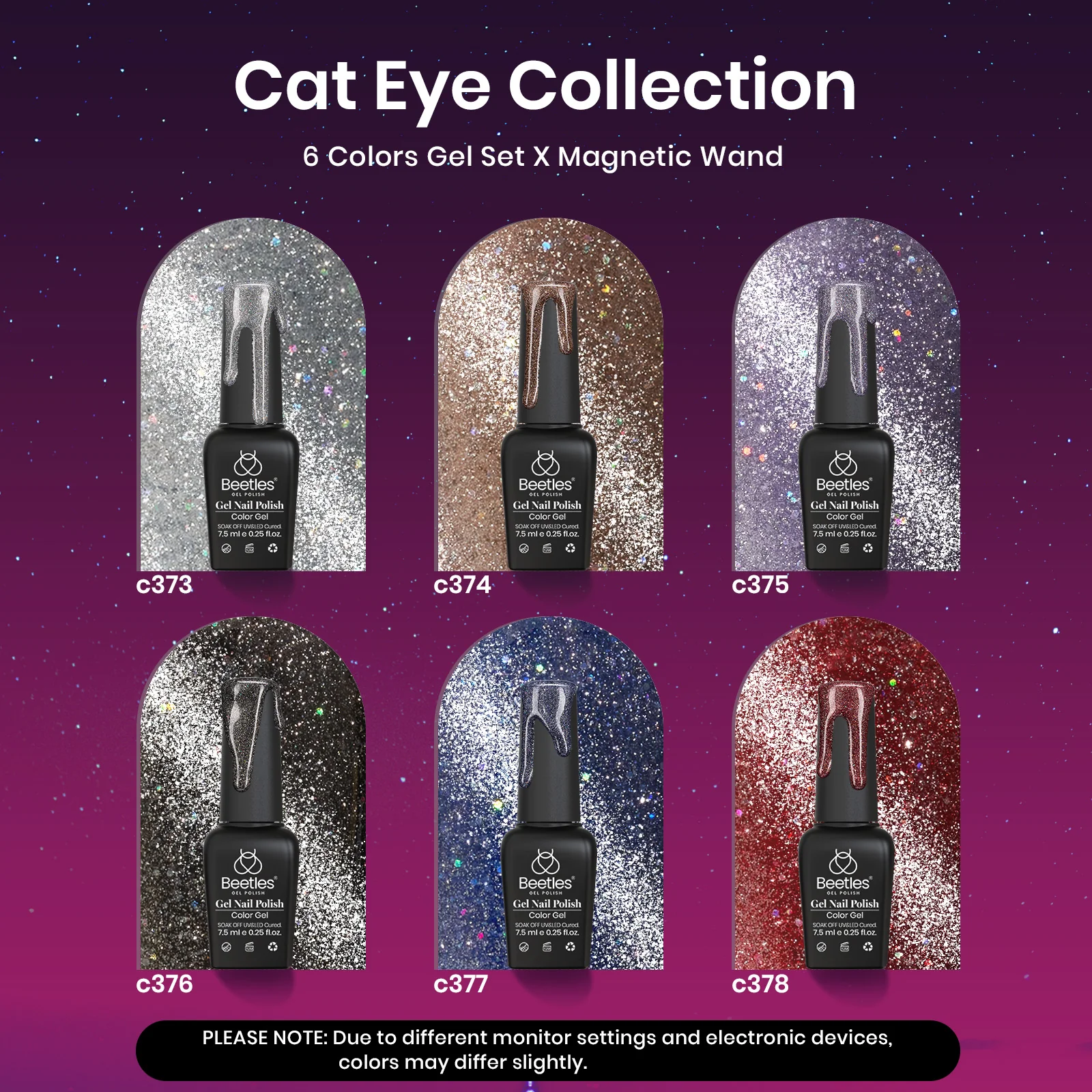 Urban Serenade | 6 Colors Gel Polish Set - Image 3