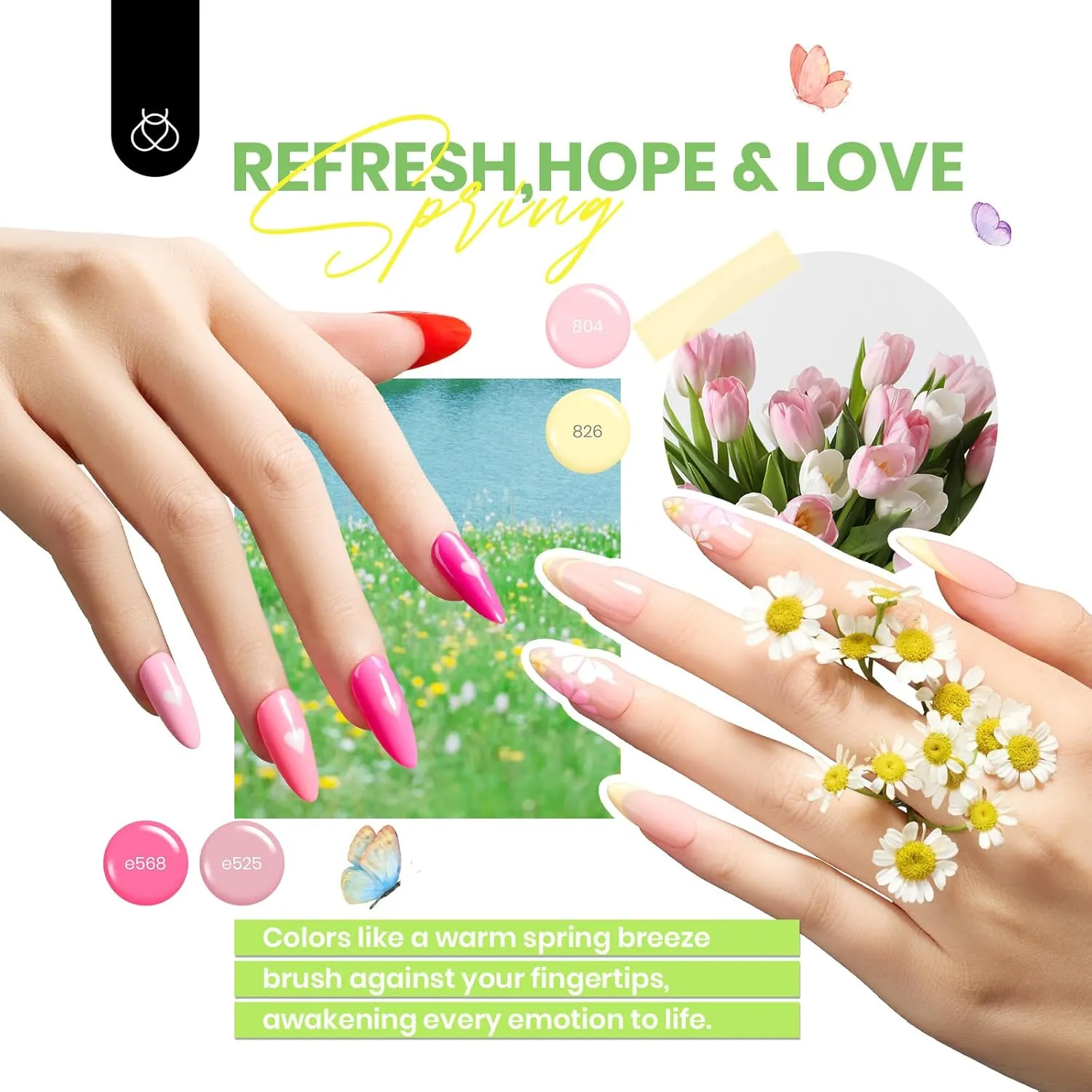 Vivid Seasons- Spring Nails 36 Colors Gel Nail Polish Gift Set - Image 3