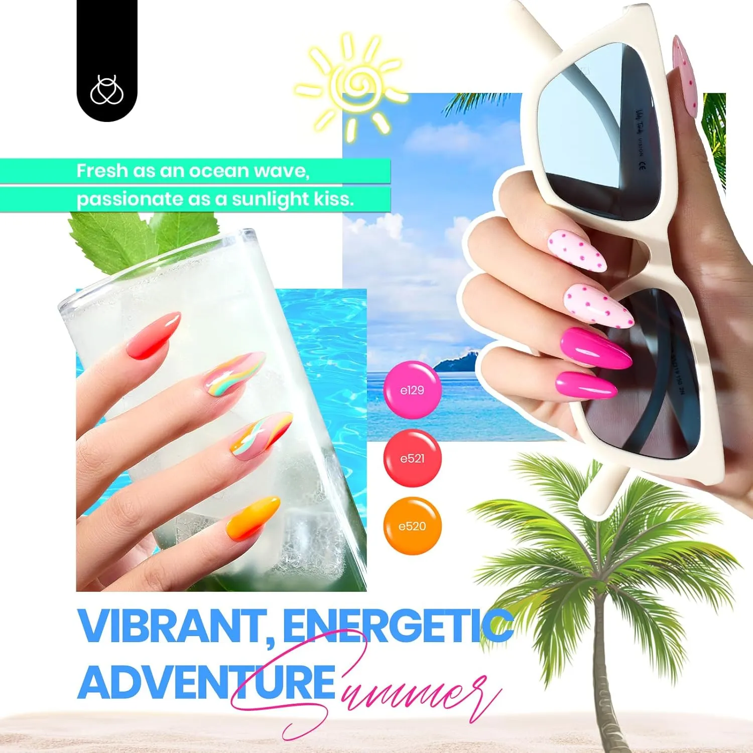 Vivid Seasons- Spring Nails 36 Colors Gel Nail Polish Gift Set - Image 4