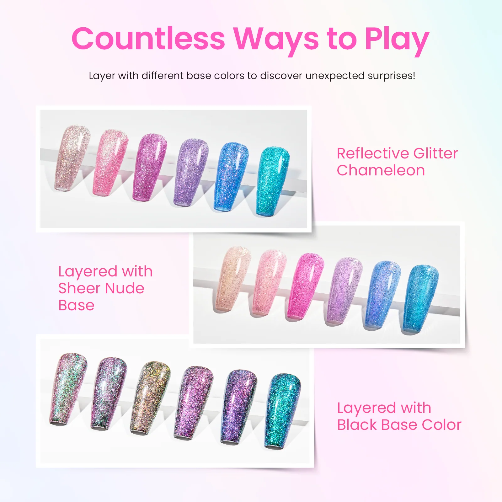 Whimsical Wonders | 6 Colors Gel Polish Set Spring Nails - Image 6