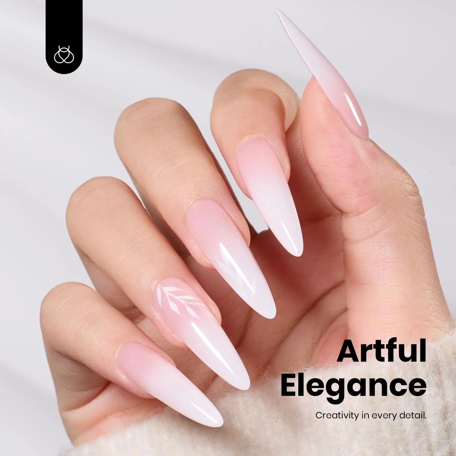 White Gel Polish- Spring Nails Hema-Free French Gel Nail Polish (Each 8ml) - Image 5