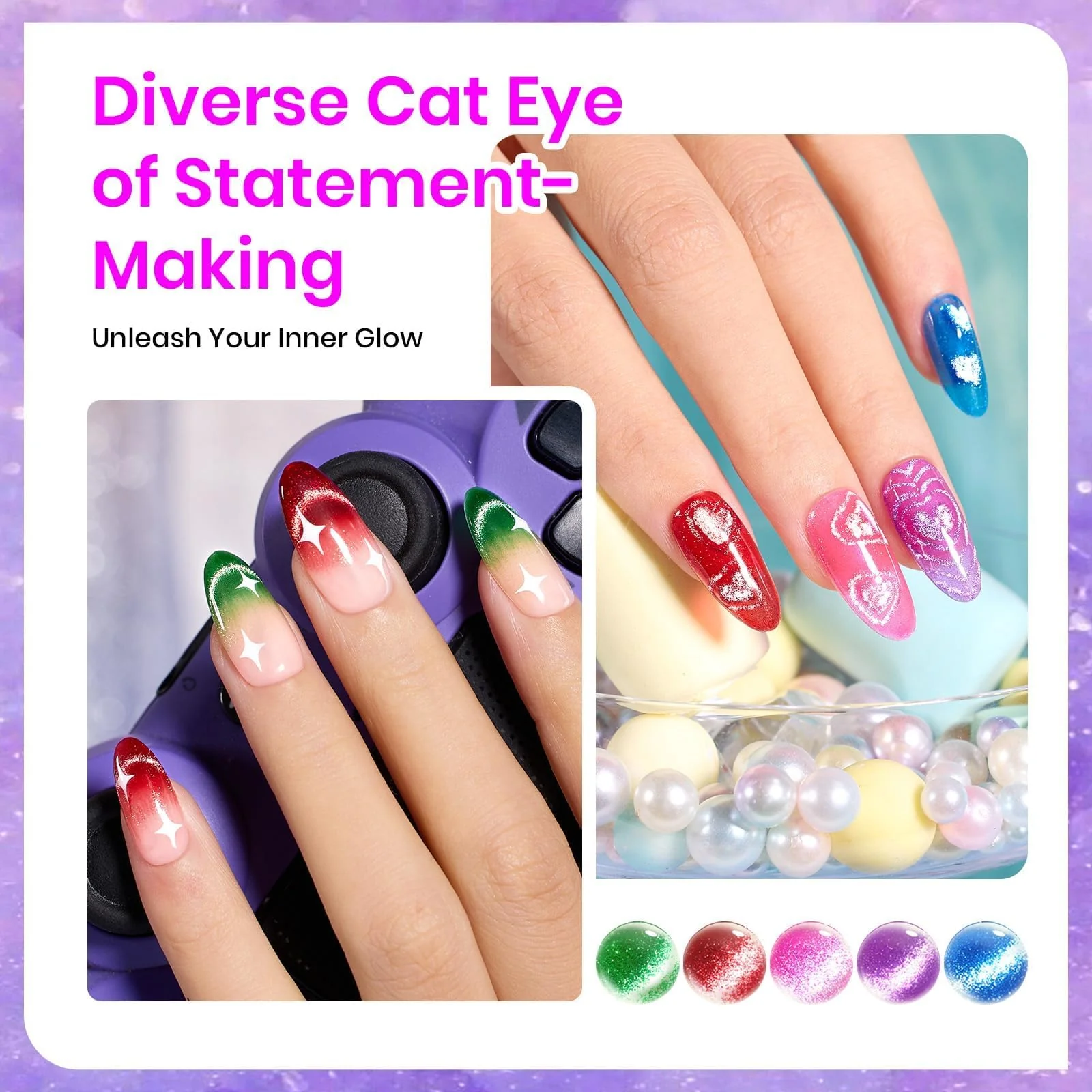 Youth Radiance | 6 Colors Gel Polish Set - Image 5
